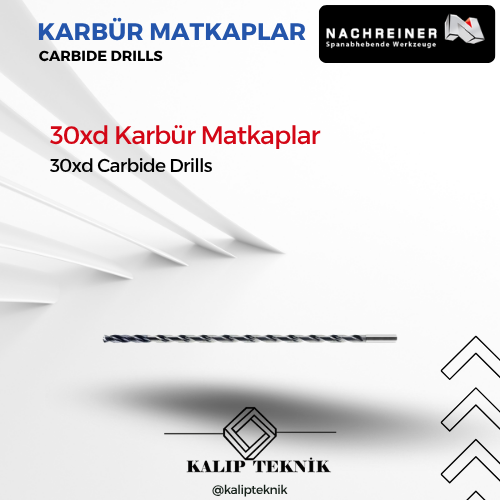 30xD Karbür Matkaplar